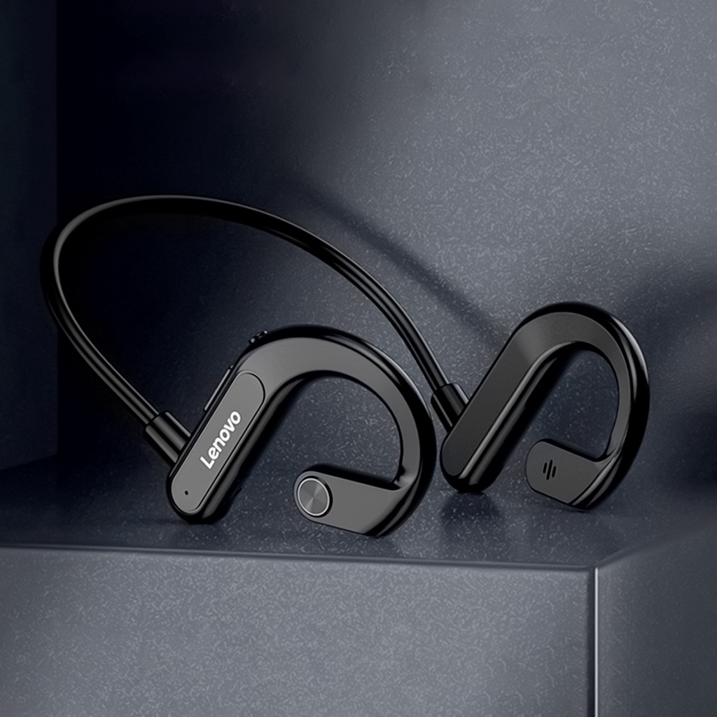 Tai Nghe Không Dây Thể Thao LENOVO X3 Tương Thích Với Bluetooth Đeo Tai Truyền Qua Xương Chống Nước IPX5 Chất Liệu ABS