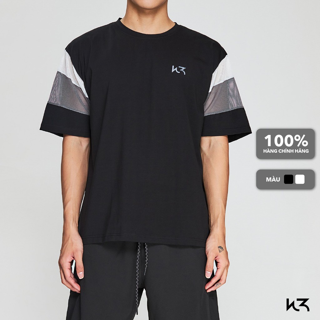 Áo Thun Nam Chạy Bộ Tập Gym Đi Chơi Whistl3 21 Mesh Sleeves T-shirt Chất Liệu 100% Pha Lưới Form Rộng Thoáng Mát