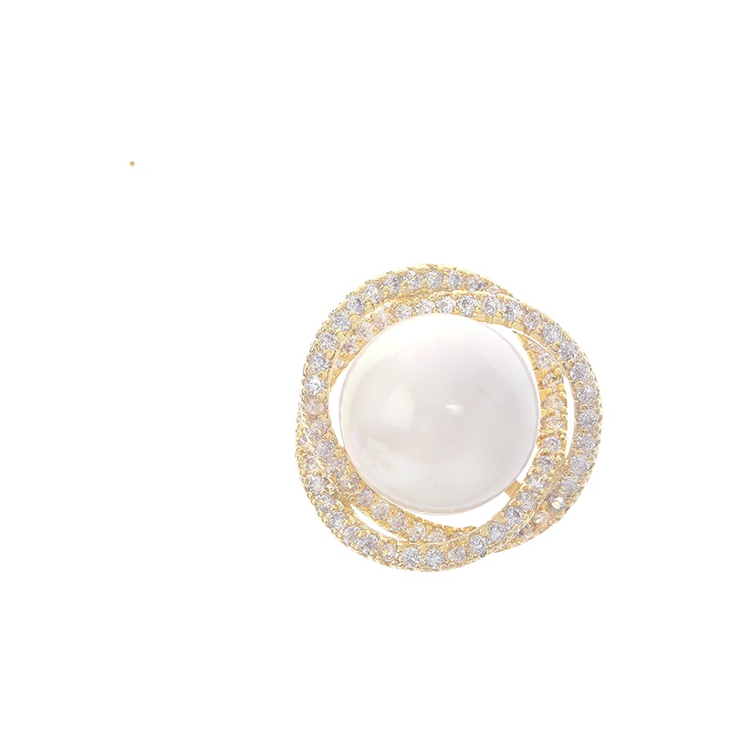 [Jiudolan] Trâm Cài Áo Vest Đính Ngọc Trai Nhân Tạo Đơn Giản Thời Trang Corsage