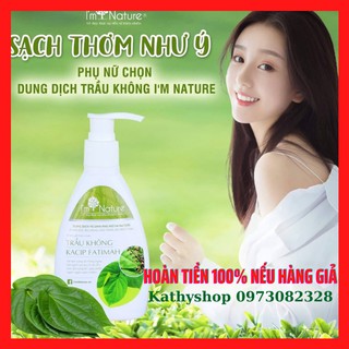 (+Quà) Dung Dịch Vệ Sinh Phụ Nữ Trầu Không I'm Nature 150ml
