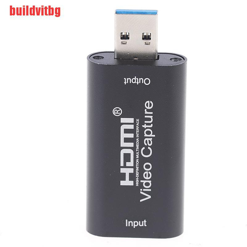 {buildvitbg}HDMI to USB 3.0 Video Capture Card 1080P HD Recorder Game Video Live Stream GVQ