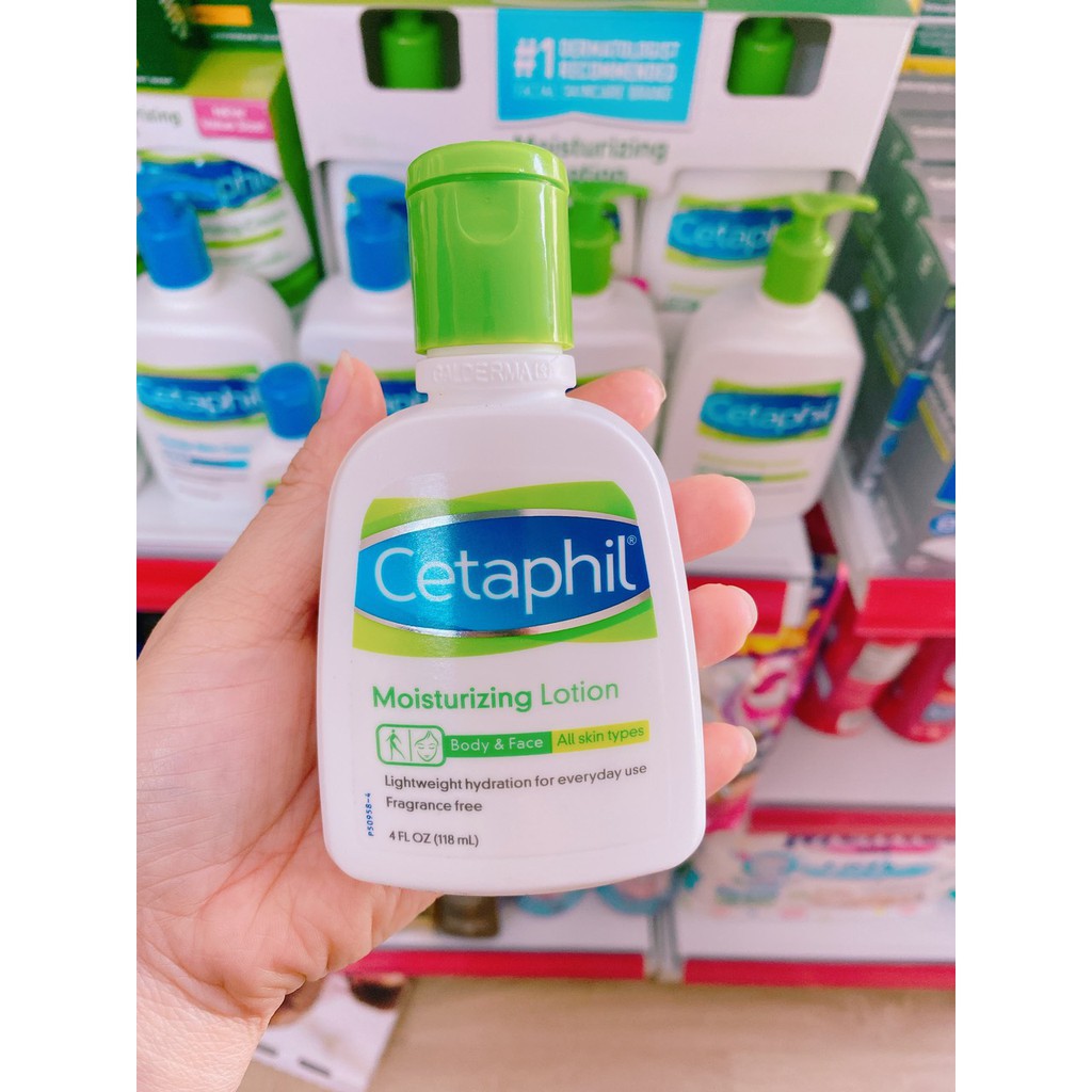 Cetaphil Moisturizing Lotion Face & Body - Kem dưỡng ẩm da mặt và toàn thân (118mL)