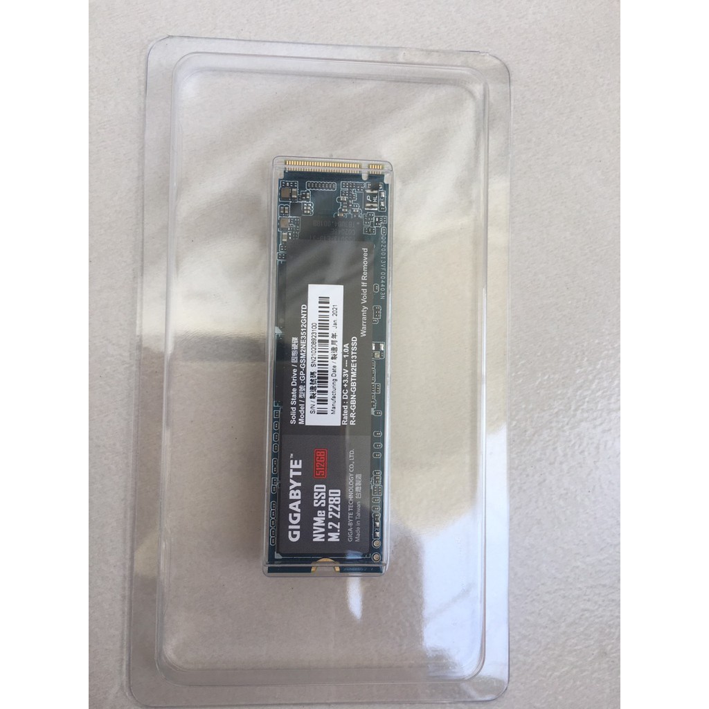 SSD 512gb Gigabyte M2 2280 NVMe PCIe 1700/1550MB/s - Viễn Sơn phân phối