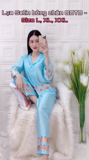 Bộ pijama satin TDQD có size