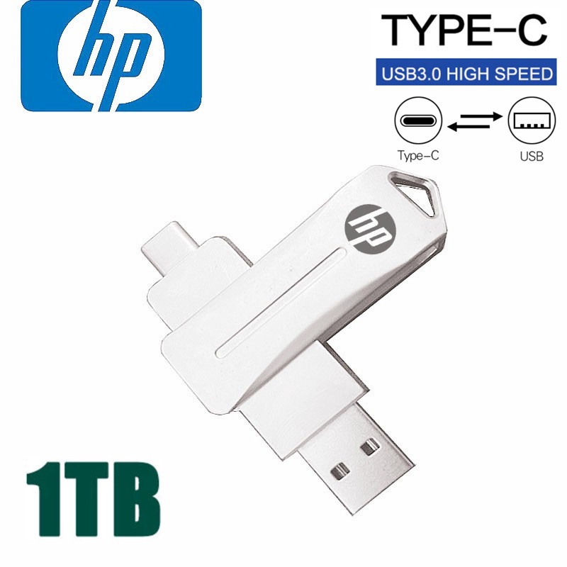 Hp USB 3.0 Type-c Bằng Kim Loại Chống Nước 1TB