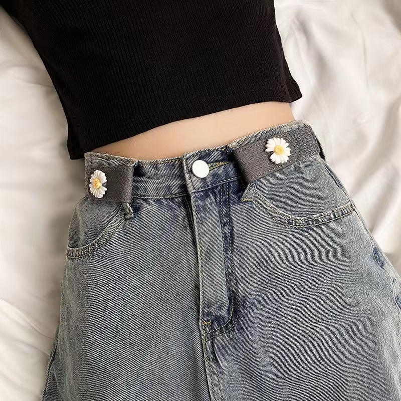Thắt Lưng Co Giãn Không Khóa Cài Dễ Điều Chỉnh Thời Trang Hàn Quốc Cho Nam Nữ