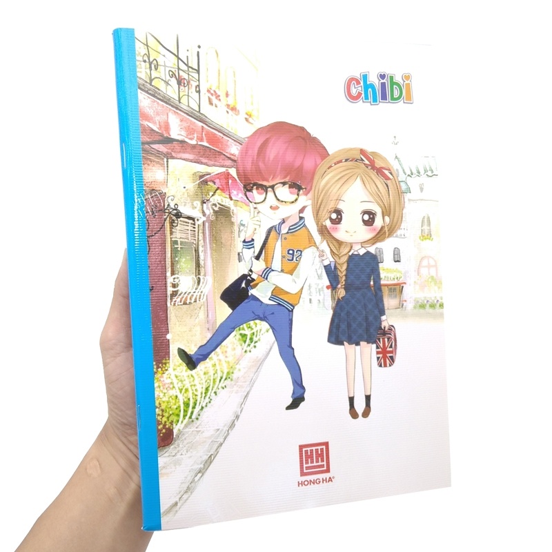 Vở Teen Chibi - 4 Ly Ngang 200 Trang ĐL 58g/m2 - Hồng Hà (Mẫu Màu Giao Ngẫu Nhiên)