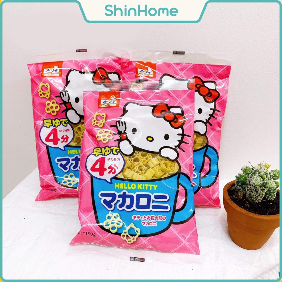 (Date 02/2026) Mì nui Hello Kitty Nhật Bản 150g cho bé ăn dặm