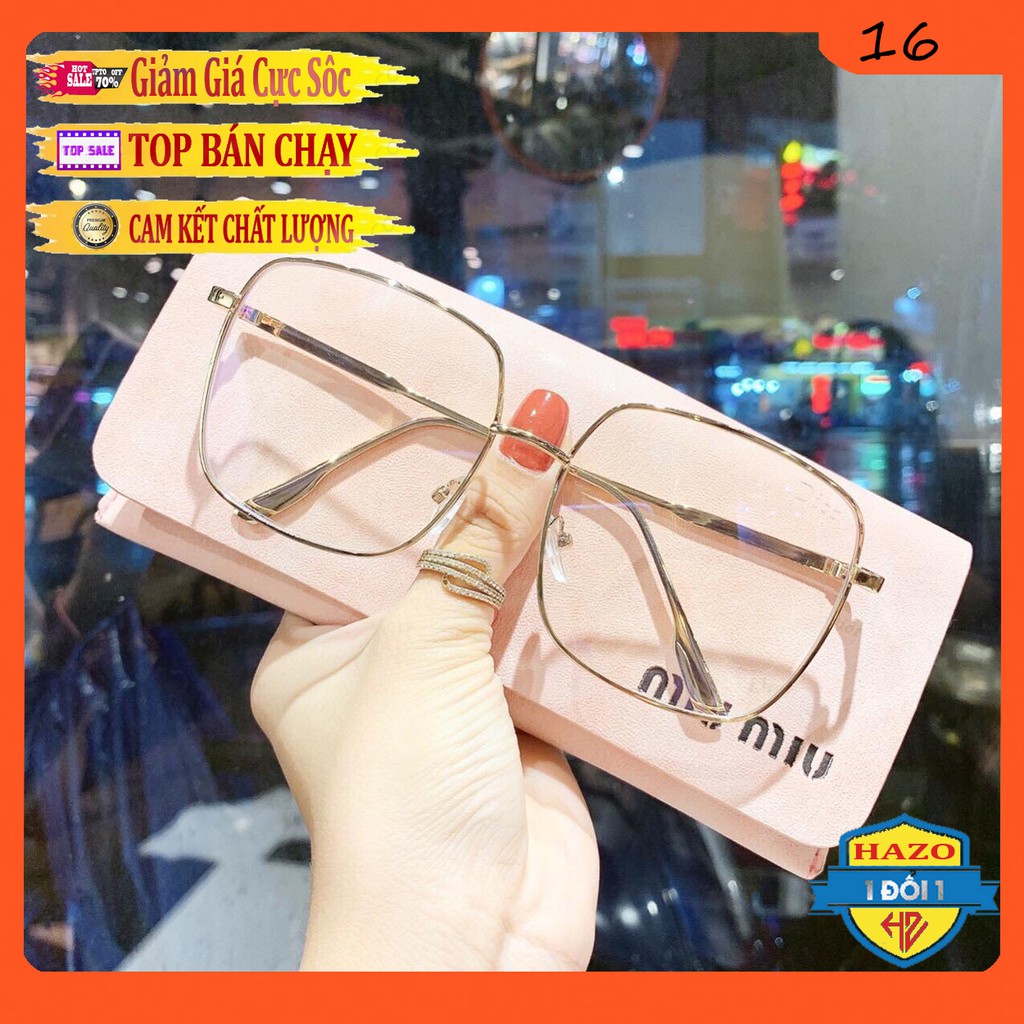 [GIÁ SỐC] MẮT KÍNH GIẢ CẬN FORM VUÔNG HOT HIT MỚI VỀ
