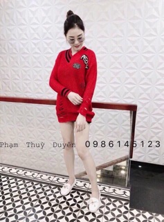 Áo len trễ vai giang zozo