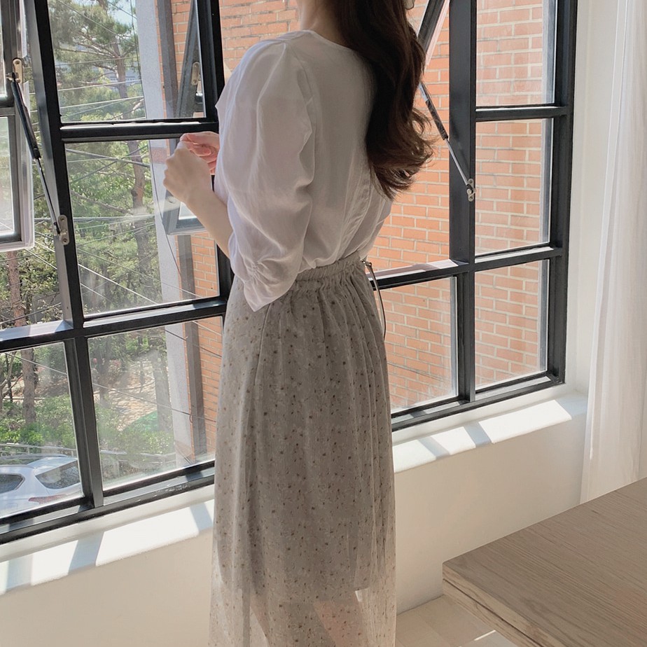 Áo Nữ Cổ Chữ V Phong Cách Hàn Quốc 42965