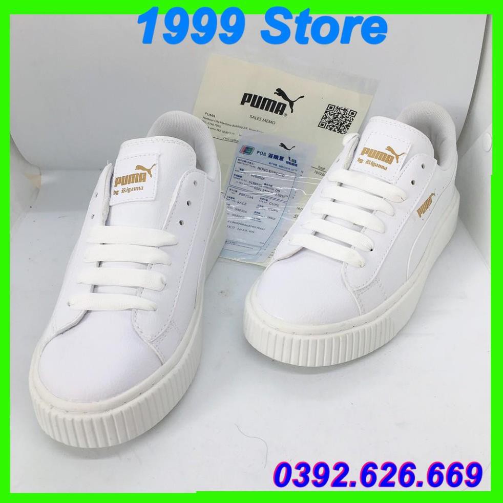 [Free Ship] 🔥Giày thể thao sneaker🔥 Puma TRẮNG  🔥 dành cho cả nam và nữ đi đẹp PMT 03