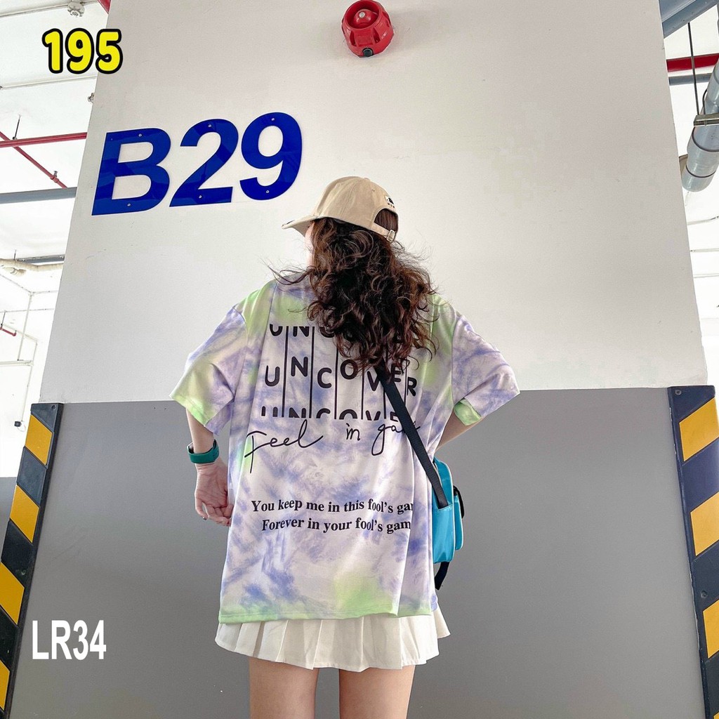 Áo thun loang màu 𝑭𝒓𝒆𝒆𝒔𝒉𝒊𝒑 Áo phông unisex LR34 {nhiều mẫu} vải cotton xượt poli co giãn thấm hút tốt, không xù lông
