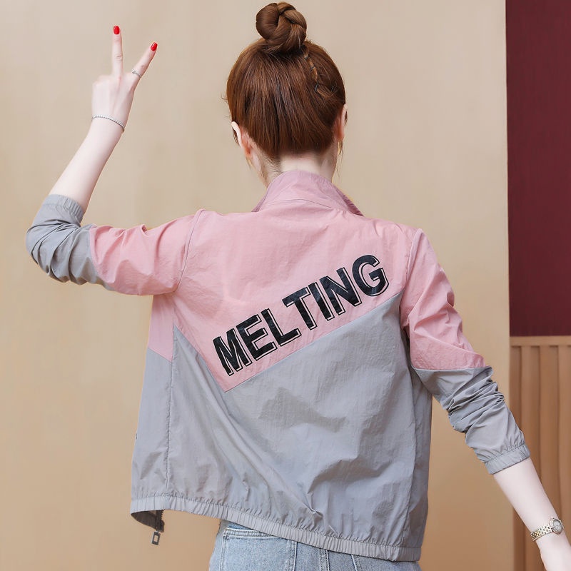 Summer short sunscreen clothing women's 2022 new summer dress ice silk breathable cardigan coat thin fashion sunscreen clothing
