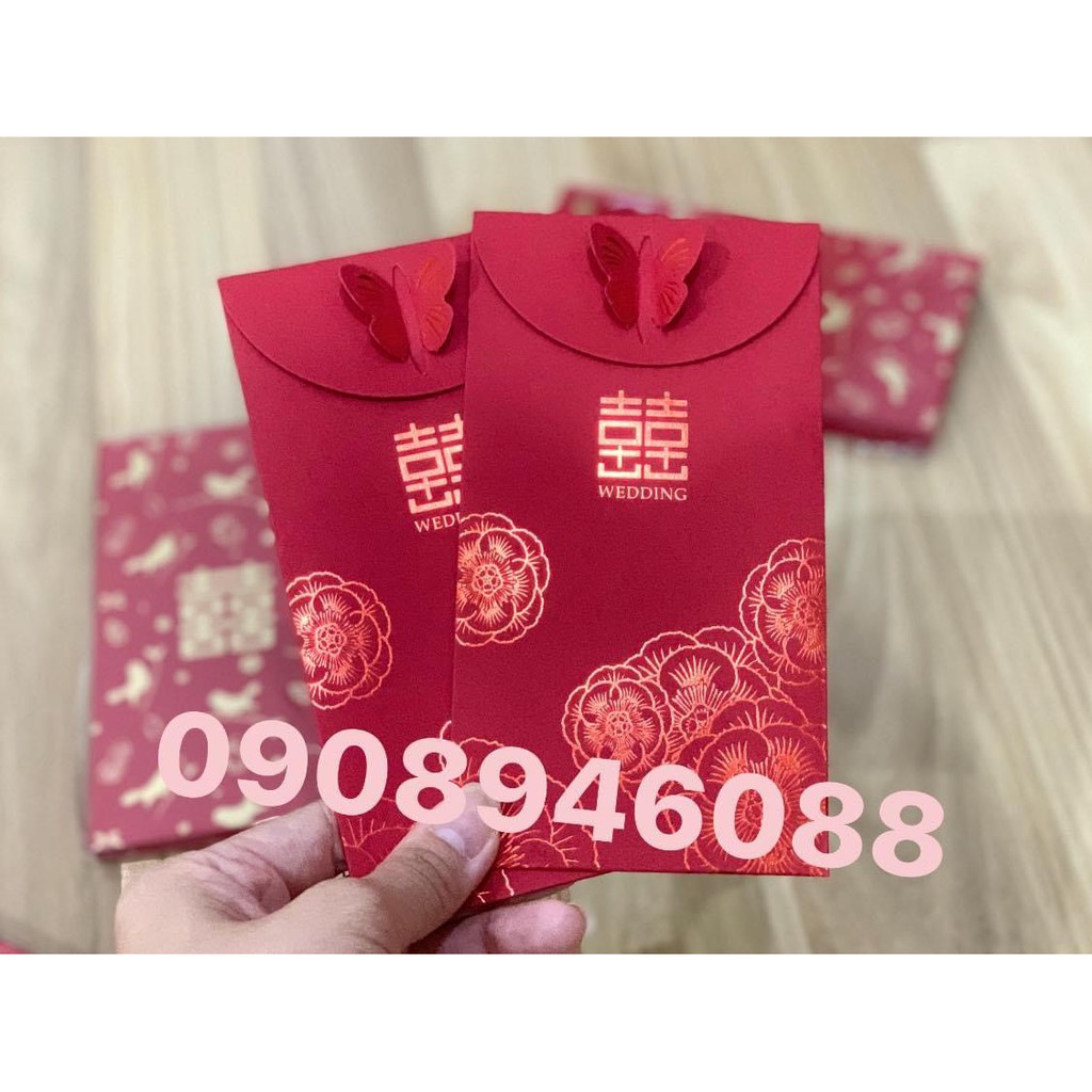 LÌ XÌ CƯỚI HỎI, BƯNG QUẢ, TRAO DUYÊN, NẠP TÀI - KIỂU NẮP GẬP CÀI BƯỚM