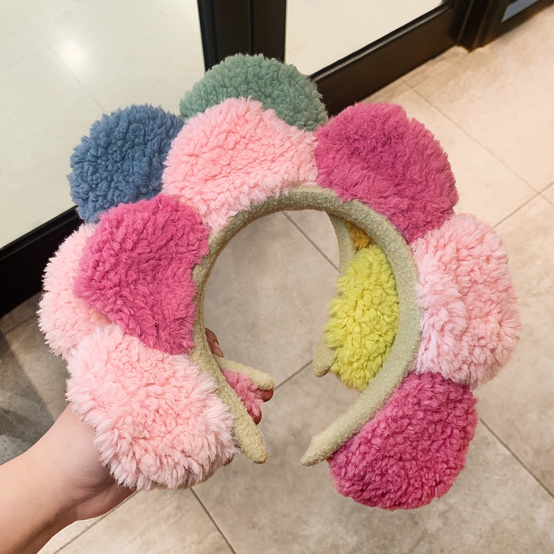 Bờm Tóc NOVSET Băng Đô Tóc 6 Hình Tròn Phối Màu Độc Và Lạ [ MÃ E503 ]