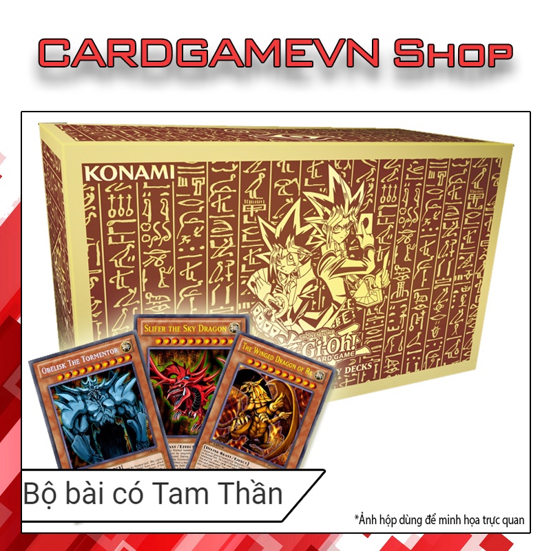 Bộ Bài Yugioh Legendary Deck 1 Tam Thần deck 125 lá - HB06