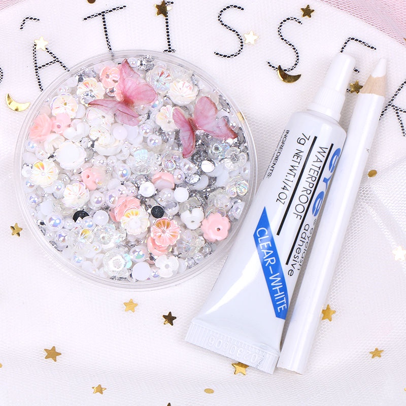 Miếng Dán Trang Trí Mắt Hình Cánh Bướm