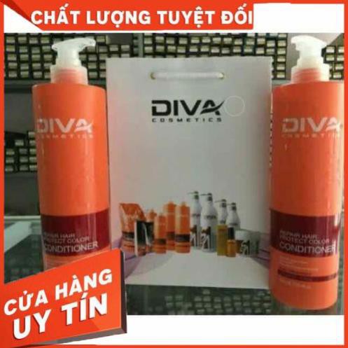 CẶP DẦU GỘI DIVA CAM PHỤC HỒI VÀ GIỮ MÀU ORGANIC