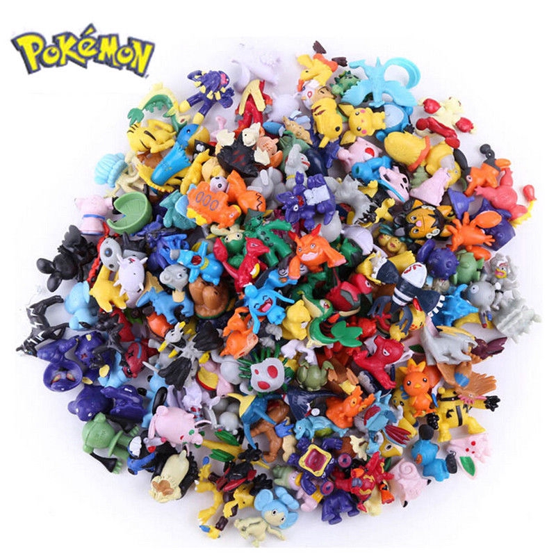 Lot of 144 pcs Party Favors Pikachu Pokemon Pocket Monster MINI FIGURE  Toy