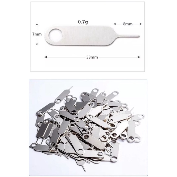 Khay Đẩy Thẻ S.im Tháo Chốt Mở Khóa Tương Thích Với Điện Thoại Chất Liệu Thép Không Gỉ Siêu Bền Rất