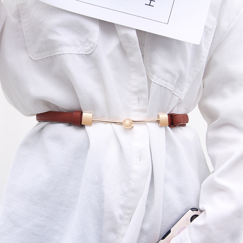 ĐAI VÁY nữ nhỏ 1.5cm - THẮT LƯNG B31 nữ bản nhỏ nịt áo váy tròn nhỏ cài tiện lợi - Đai thắt áo nhỏ Hàn Quốc