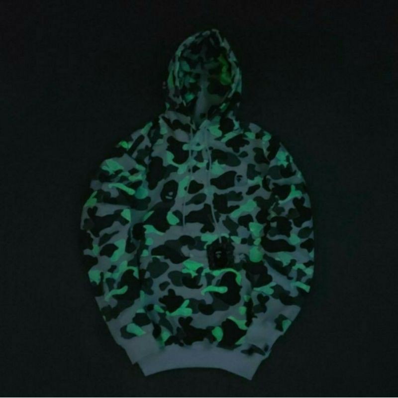 Áo Hoodie Bape Phát Sáng Trong Tối Độc Đáo