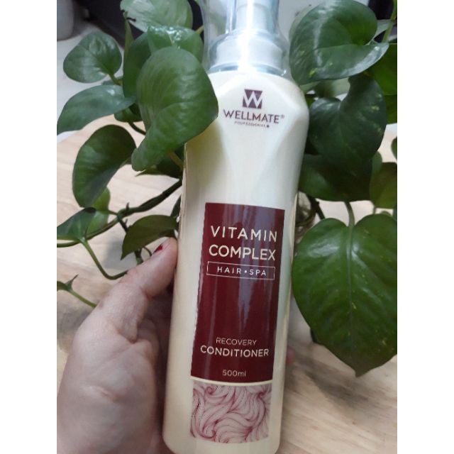 Dầu xả phục hồi tóc hư tổn Wellmate Vitamin Complex Recovery Conditioner 500ml