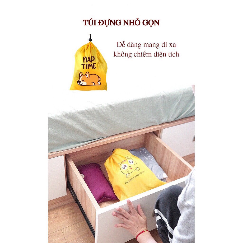 LỒNG SẤY QUẦN ÁO ❤️FREESHIP❤️TỦ SẤY-SẤY KHÔ QUẦN ÁO MINI-XÁCH TAY - TỐI ĐA 5KG QUẦN ÁO THỜI GIAN SẤY NHANH ❤️ MOMO MART