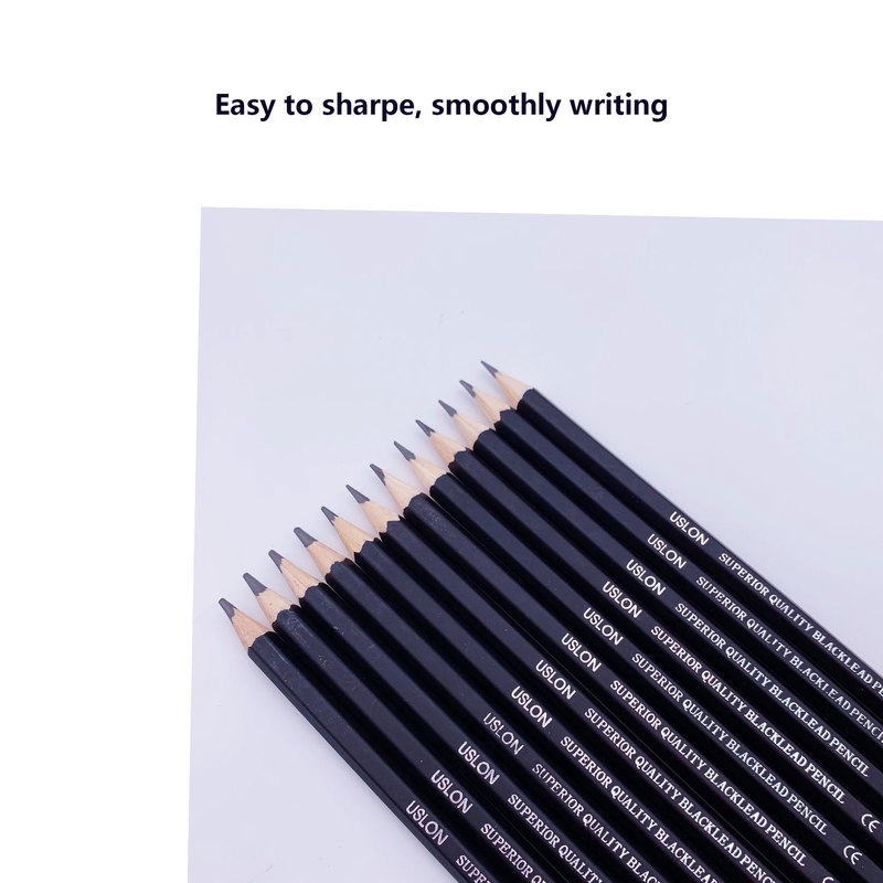 Bộ 12 bút chì gỗ 2H-8B chất lượng cao