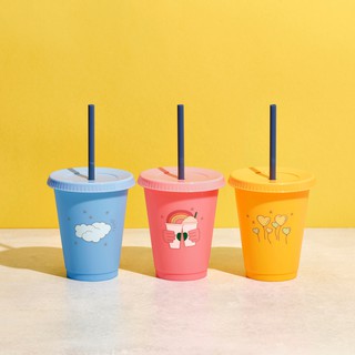 [LIFEMCMBP4 -12% đơn 250K] Bộ 3 Reusable Cold Cup Starbucks 16Oz (473ml) Summer Joy