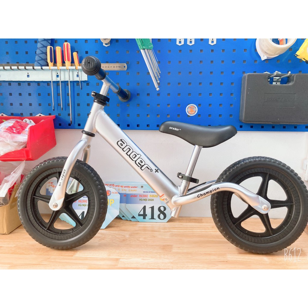 [QUÀ TẶNG MŨ BẢO HỘ SARO 290K] ANDER - Xe Thăng Bằng Ander Plus - Pushbike / Balance Bike - PACBIKE VN