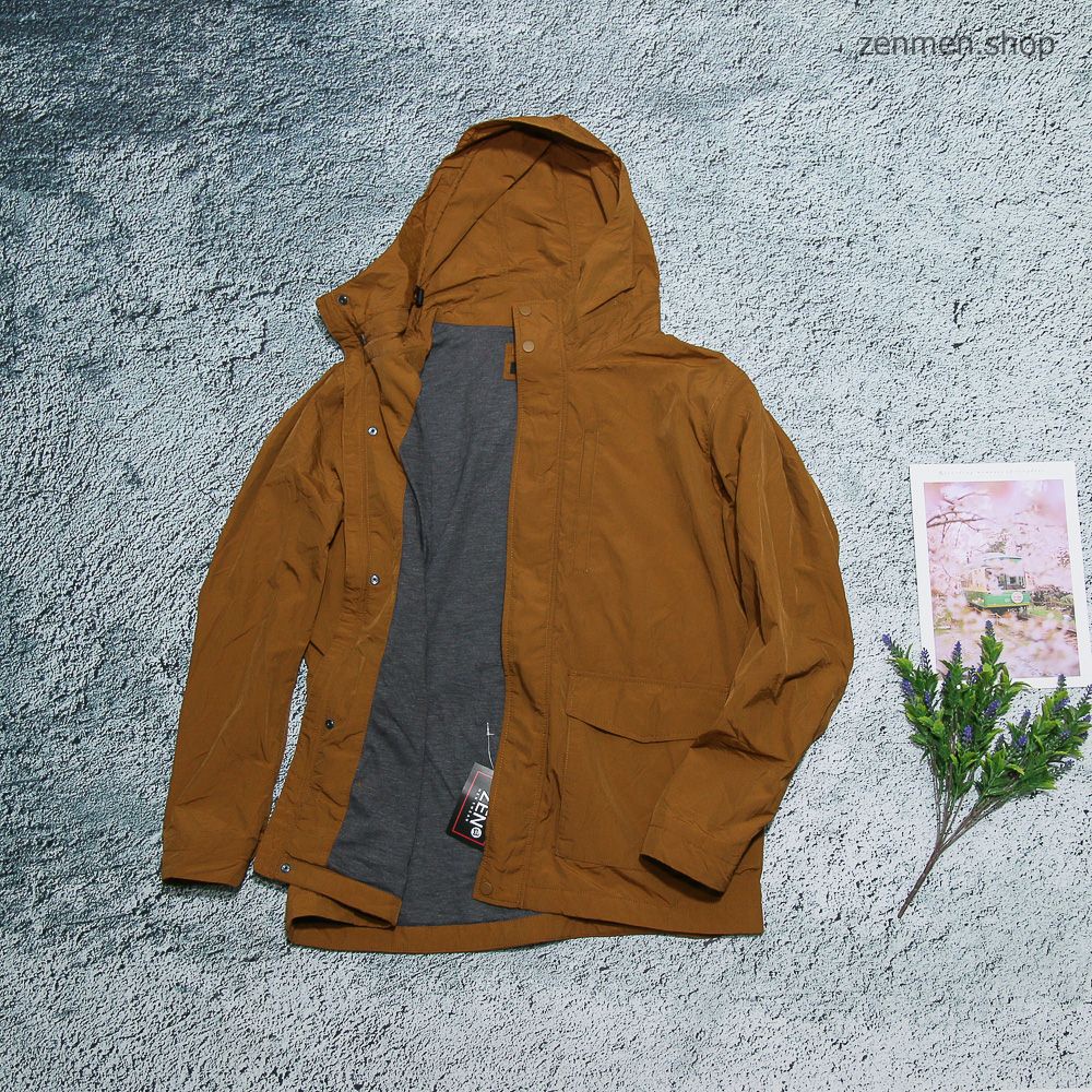 Áo Khoác Gió 2 Lớp Uni.qlo Dáng Parka Xuất Dư Xịn