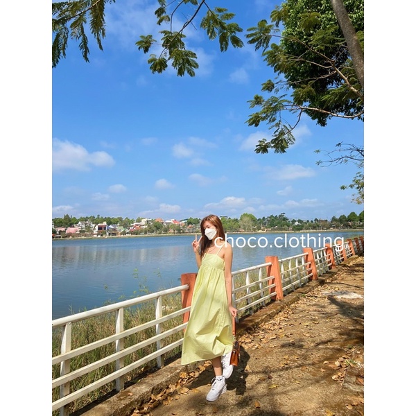 Đầm dài phiên bản Hàn Quốc trendy năng động