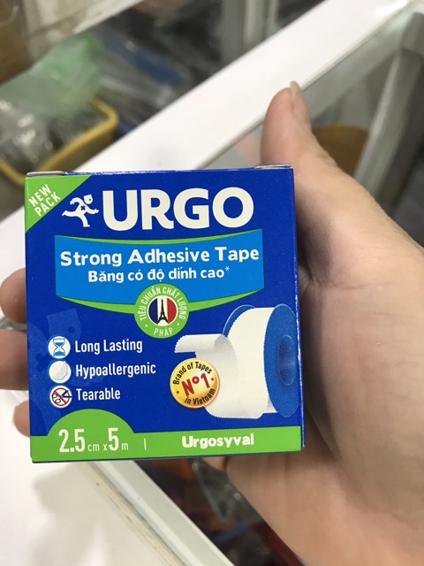 Băng dính vải lụa y tế Urgo