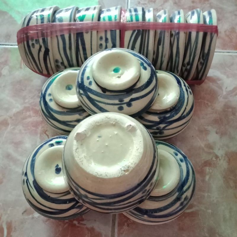 Thố Gốm siêu nhỏ 9.5*5cm  Đựng gia vị tắc muối cho hàng ăn.
