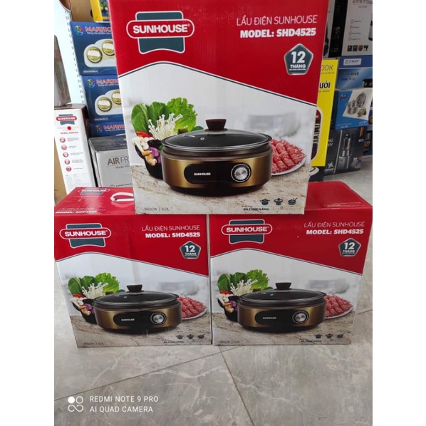 .Nồi lẩu điện sunhouse shd4525 chính hãng