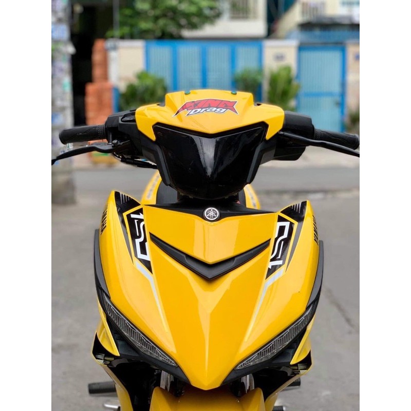 Tem trùm exciter 150 vàng đen, độ team trùm decal xe máy ex dán đời 2015-2020