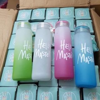 Bình thủy tinh Hello Master