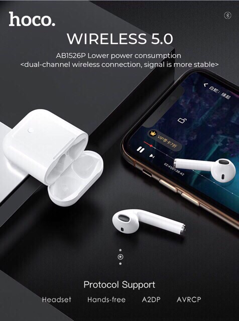 [Mã 267ELSALE hoàn 7% đơn 300K] Tai nghe airpods es26 plus hàng chính hãng hoco