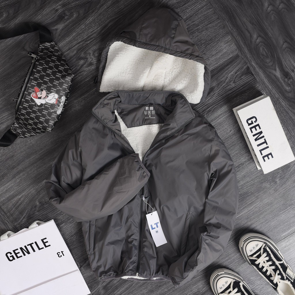 (FREE SHIP) Áo Gió Nam Lot Lông Cừu, Chống Nước, Siêu Ấm | BigBuy360 - bigbuy360.vn