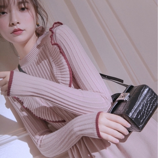 Đầm Dệt Kim Cổ Tròn Kiểu Pháp Thời Trang Thu Đông Thanh Lịch Cho Nữ