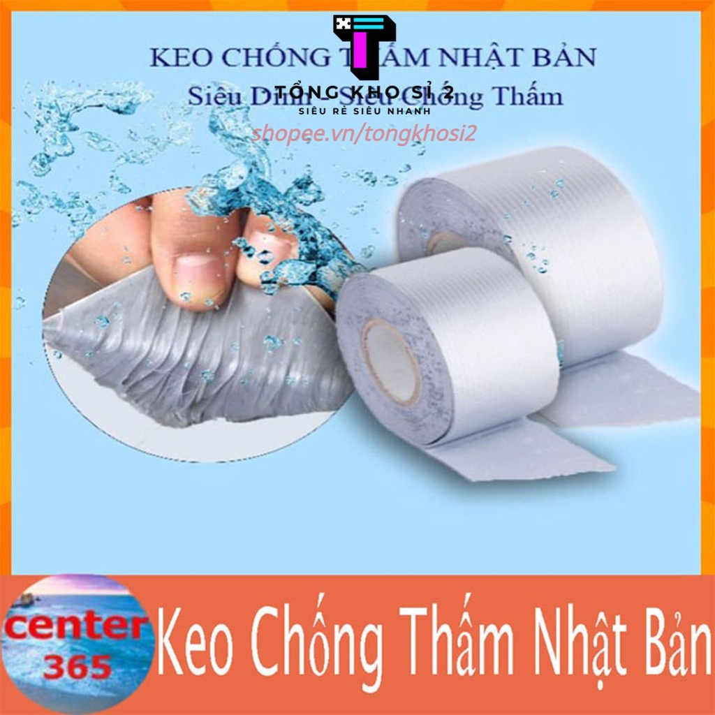 PVN4297 Băng Keo Siêu Dính Chống Thấm Nước Dột Nhà Và Chịu Nhiệt WaterProof Chính Hãng Nhật Bản NVD90 Hot