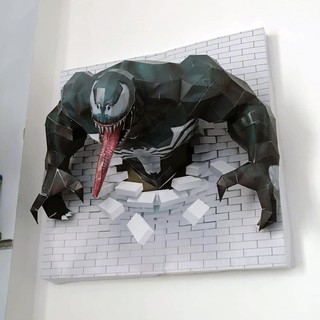 Mô hình giấy Marvel Avengers Venom 3D Wall Hanging
