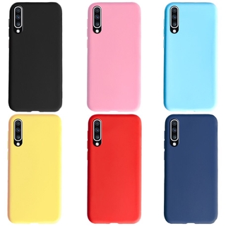 Ốp điện thoại silicon màu trơn tùy chọn đơn giản cho Samsung Galaxy A70S A70 2019 A 70 A705F A 70s A707F