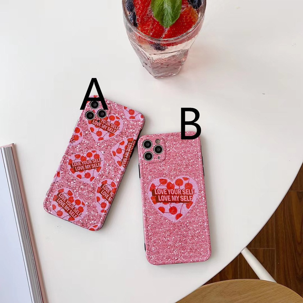 Girly pink love Ốp điện thoại dành cho iPhone11 11Promax 7Plus 7 8 8+ X XR XSmax SE2020 Ốp lưng Ốp Iphone  Ốp mềm mại vỏ điện thoại Ốp | BigBuy360 - bigbuy360.vn