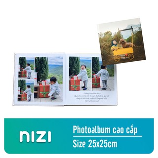 EVoucher-Nizi In PhotoAlbum cao cấp Size 25 x 25 (cm) in 4K-In trên ứng dụng Nizi