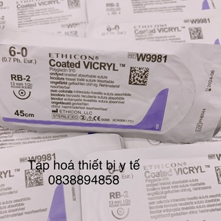 Chỉ tự tiêu vicryl 6-0