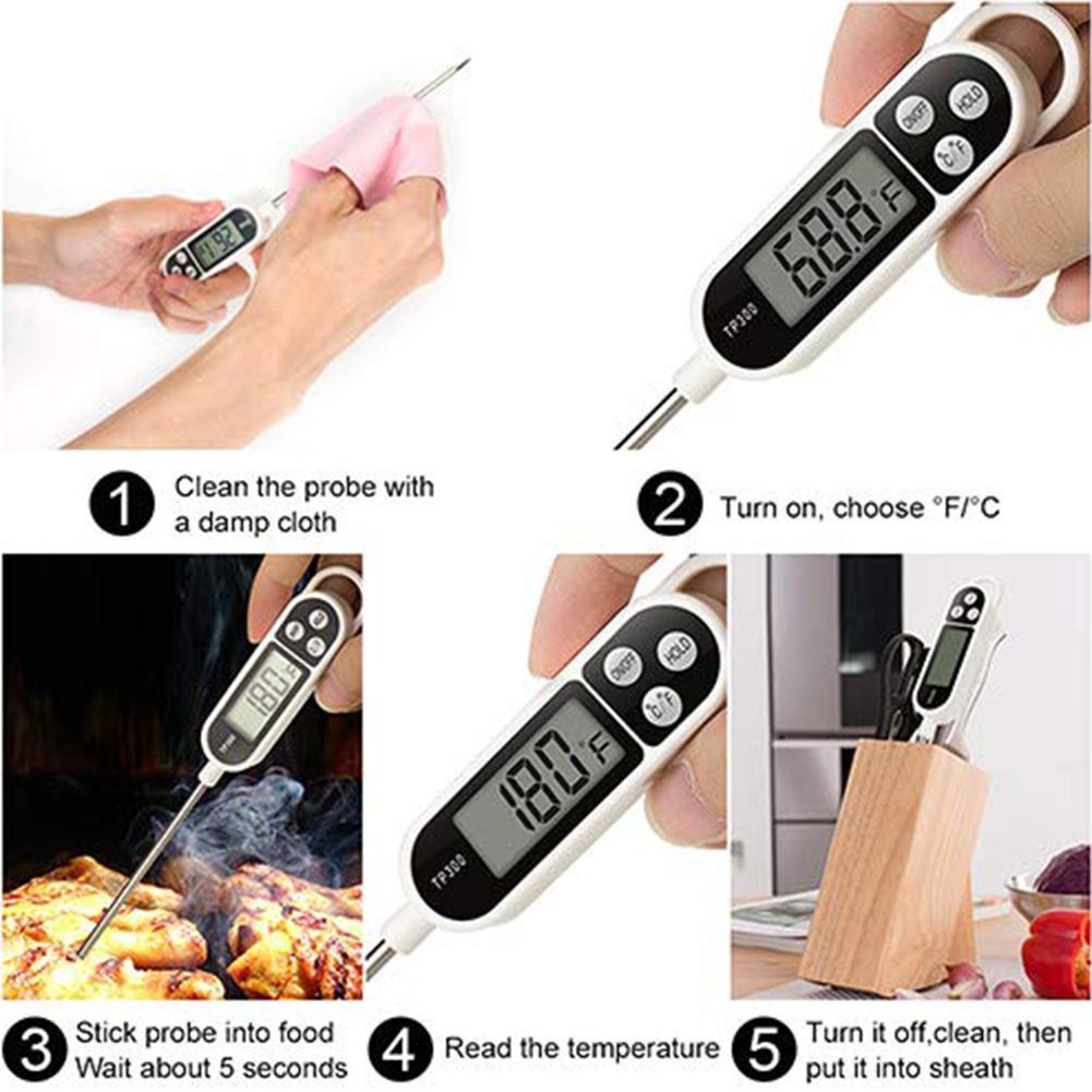 Bút Nhiệt Kế Điện Tử Đo Nhiệt Độ Thức Ăn BBQ E9Q7