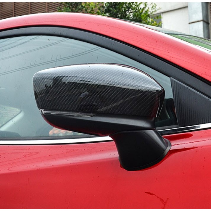Ốp Gương Chiếu Hậu CARBON xe Mazda 3 2015 - 2021, 2022 vân cacbon cao cấp- giá 1 đôi